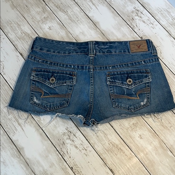 American Eagle Outfitters Women's Blue Denim shorts size 8 - Picture 7 of 13